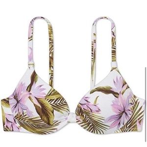 New Shade & Shore 32B Tropical Floral Bikini Top NEW NWT